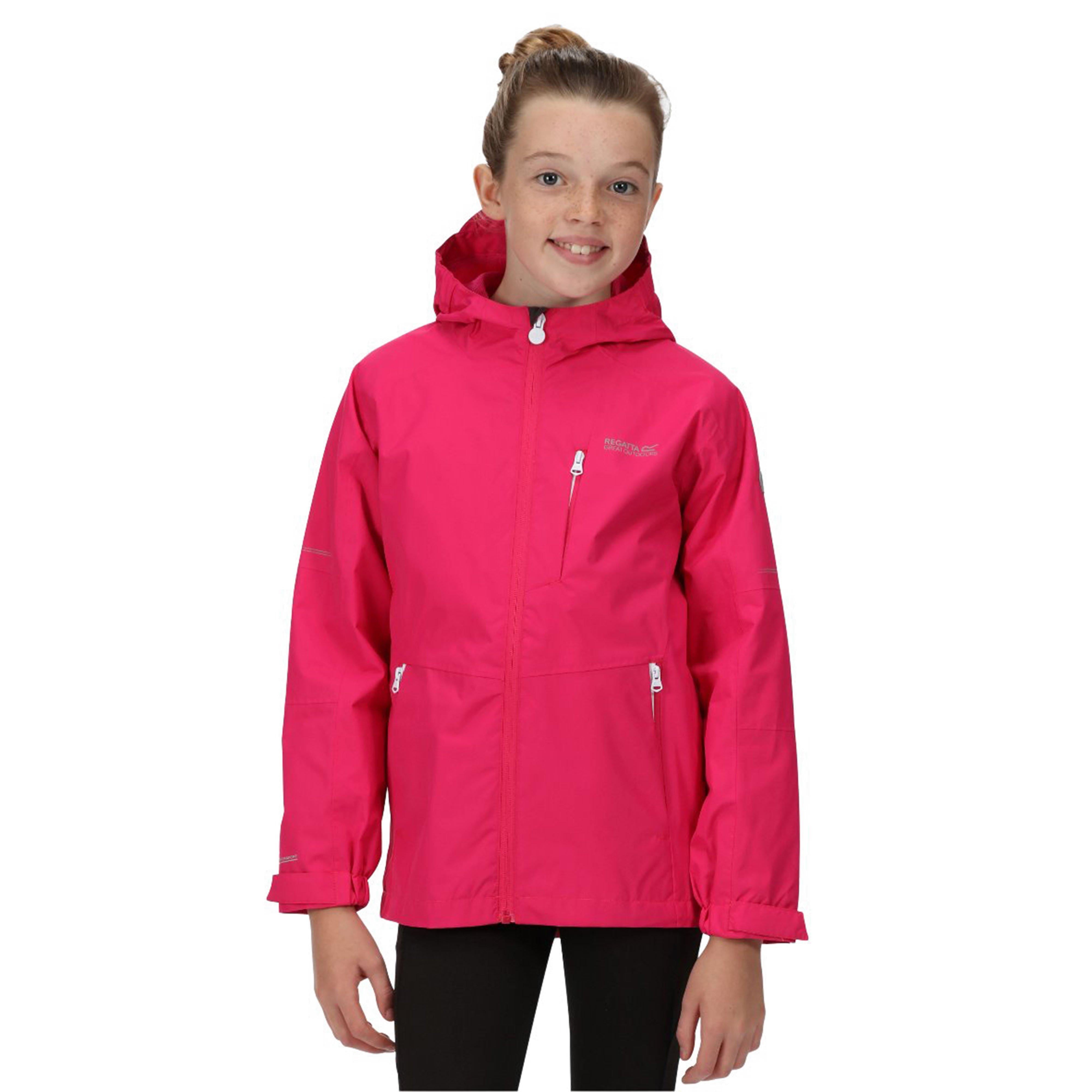 Childs Calderdale II Waterproof Jacket Pink Fusion