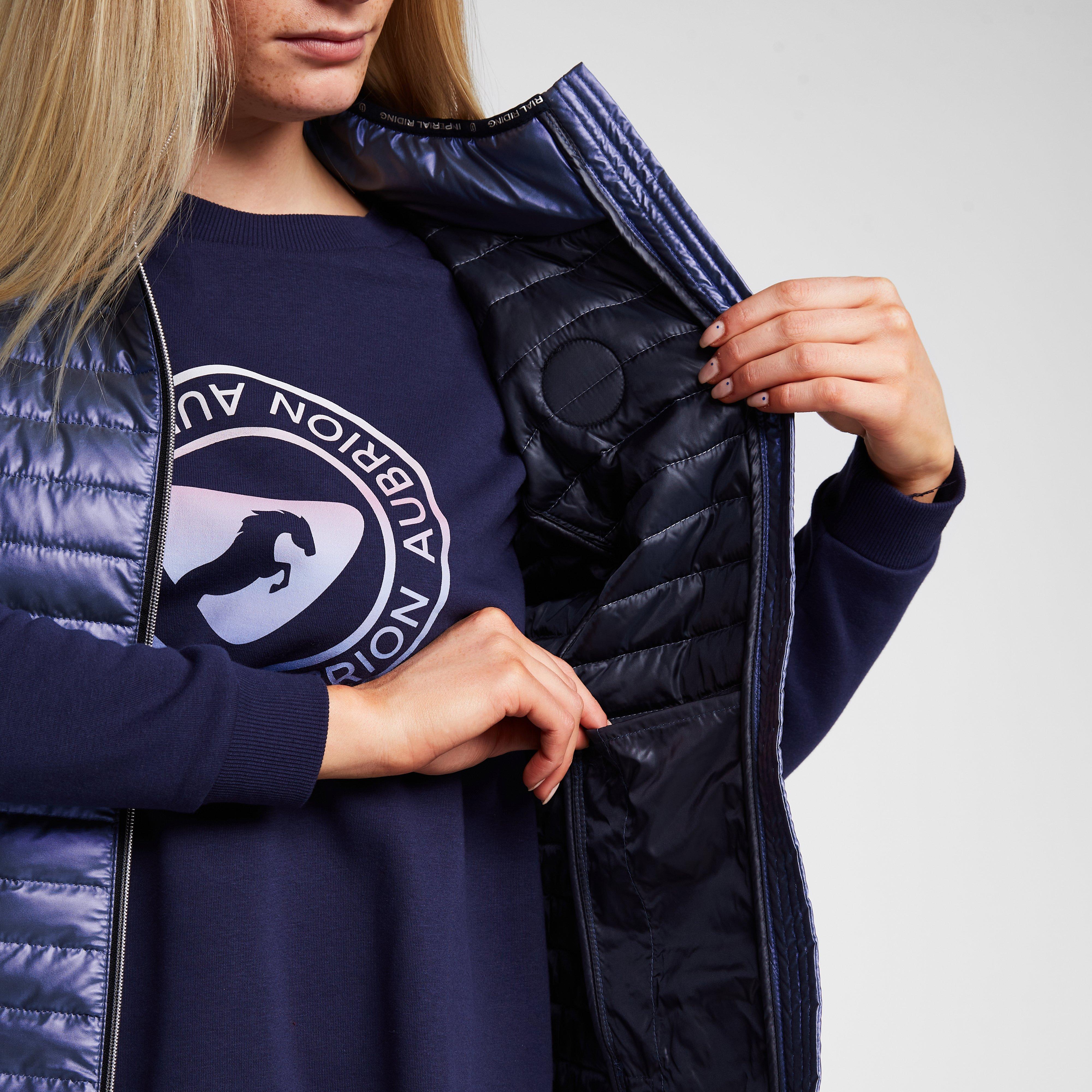 Womens Violet Pearl Gilet Night Shadow