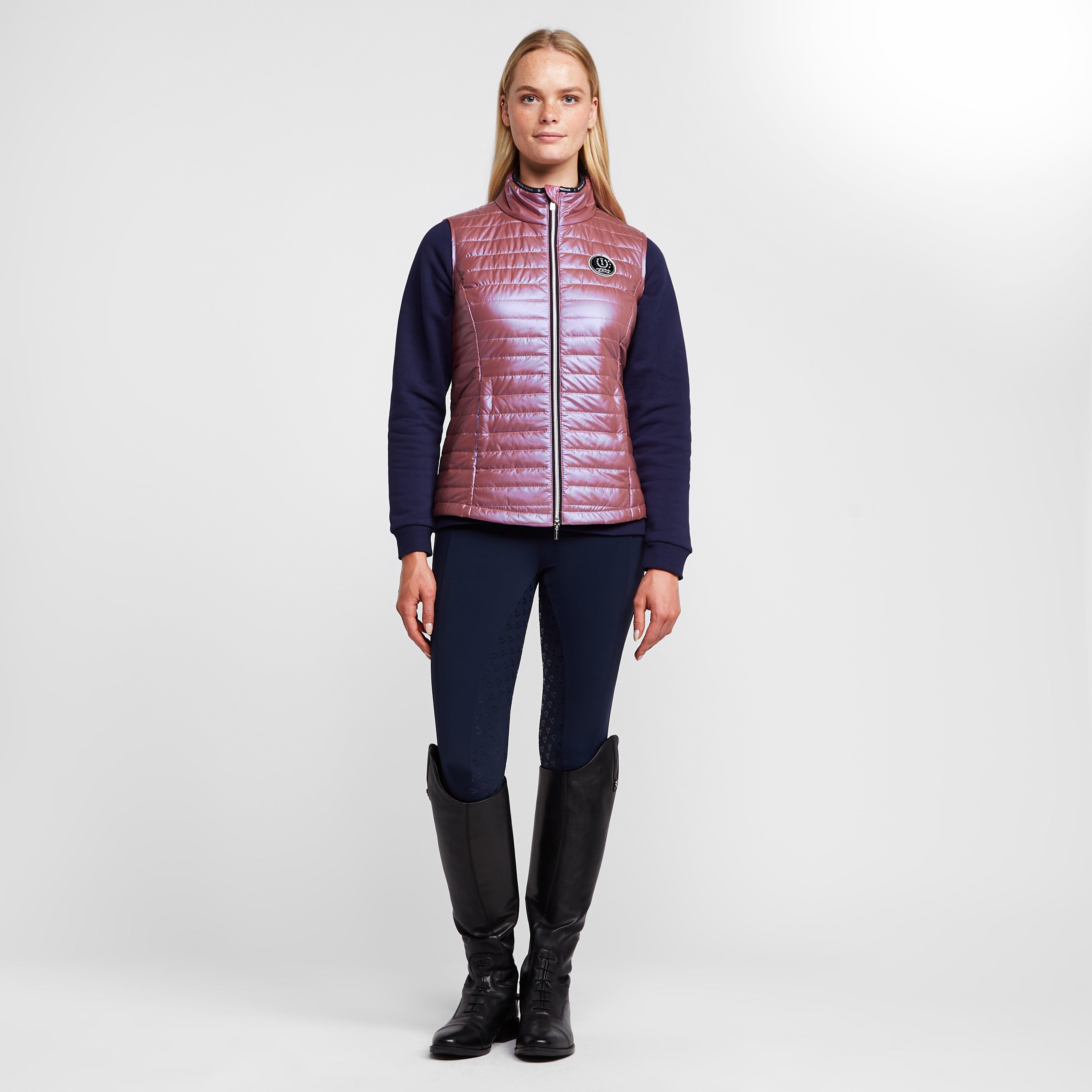 Womens Violet Pearl Gilet Violet Rose