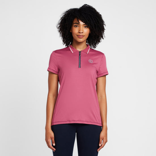 Womens Ruby Polo Shirt Violet Rose