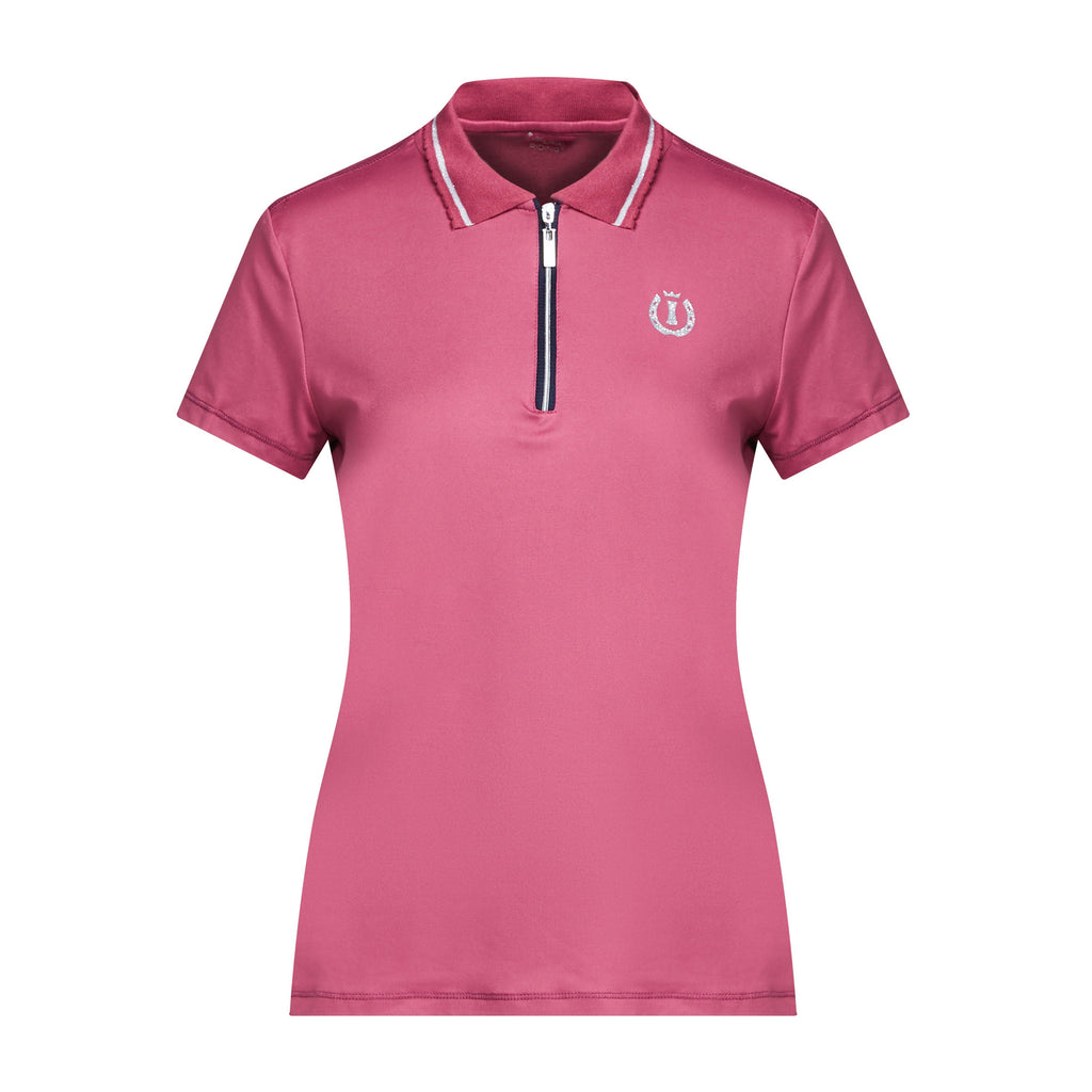 Womens Ruby Polo Shirt Violet Rose