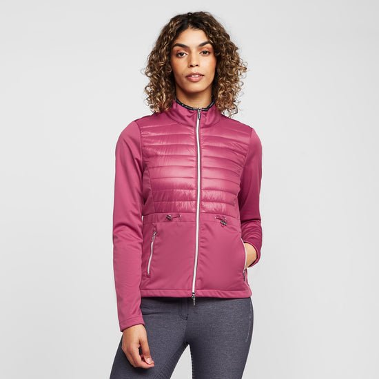 Womens Kiss and Tell Hybrid Jacket Violet Rose