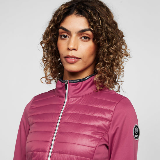 Womens Kiss and Tell Hybrid Jacket Violet Rose