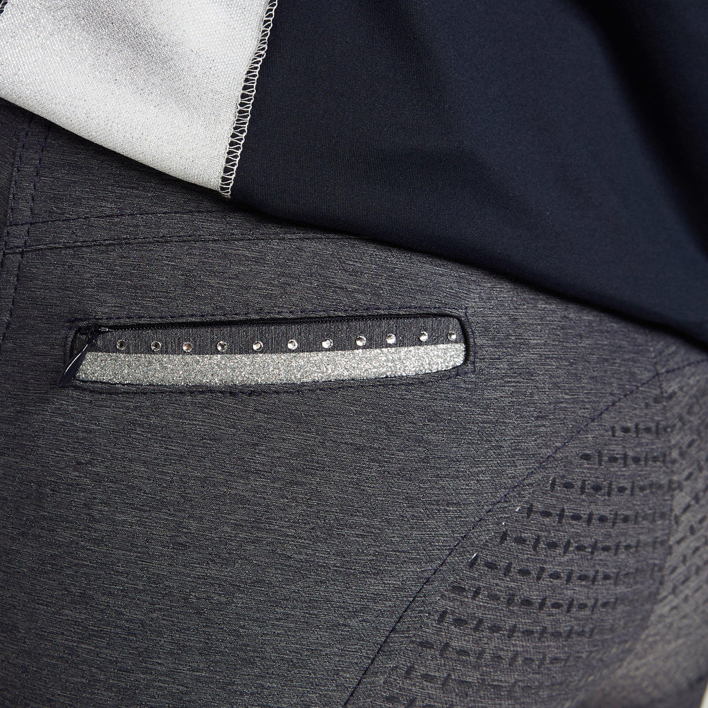 Womens El Capone Full Grip Breeches Denim