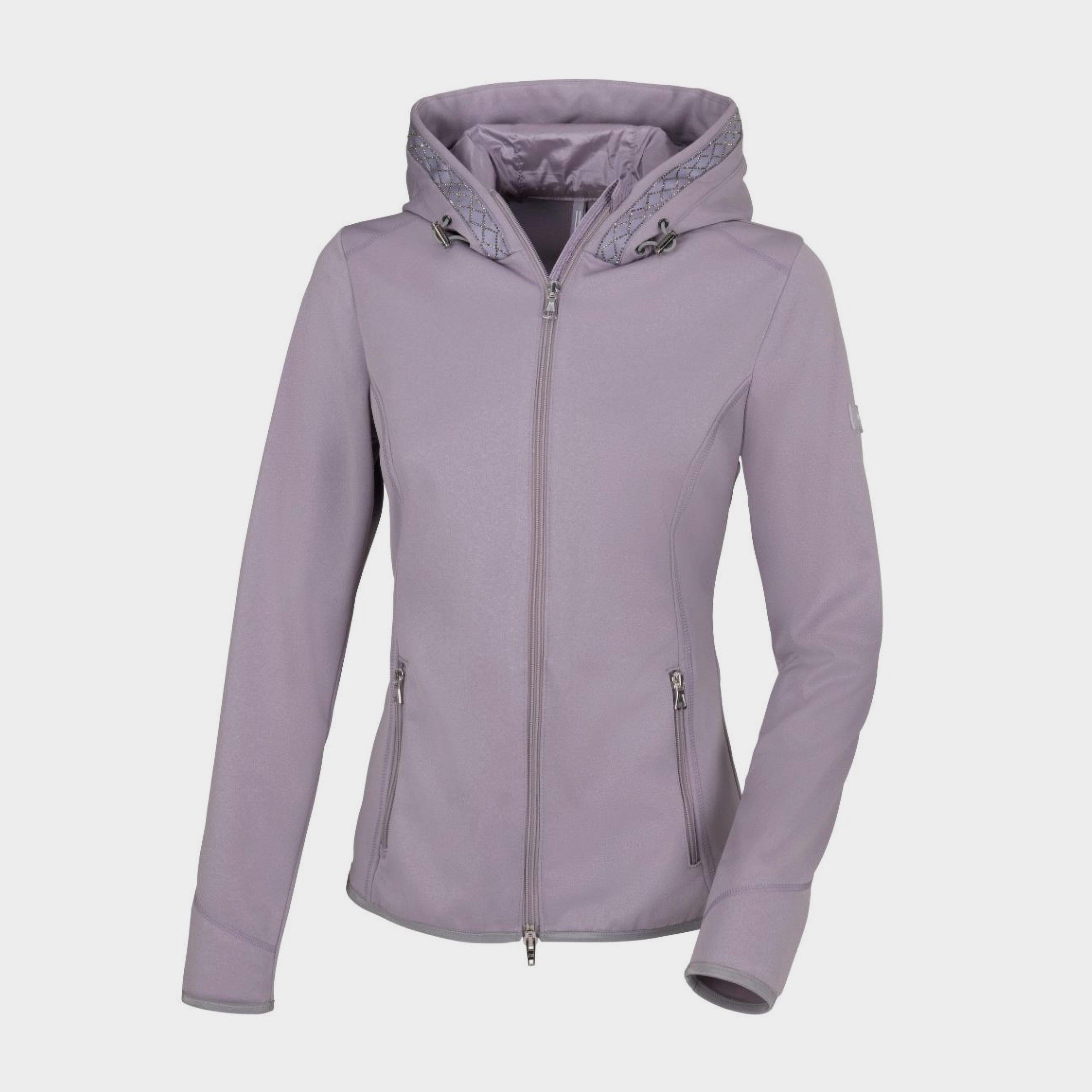 Womens Dalina Coat Silk Purple