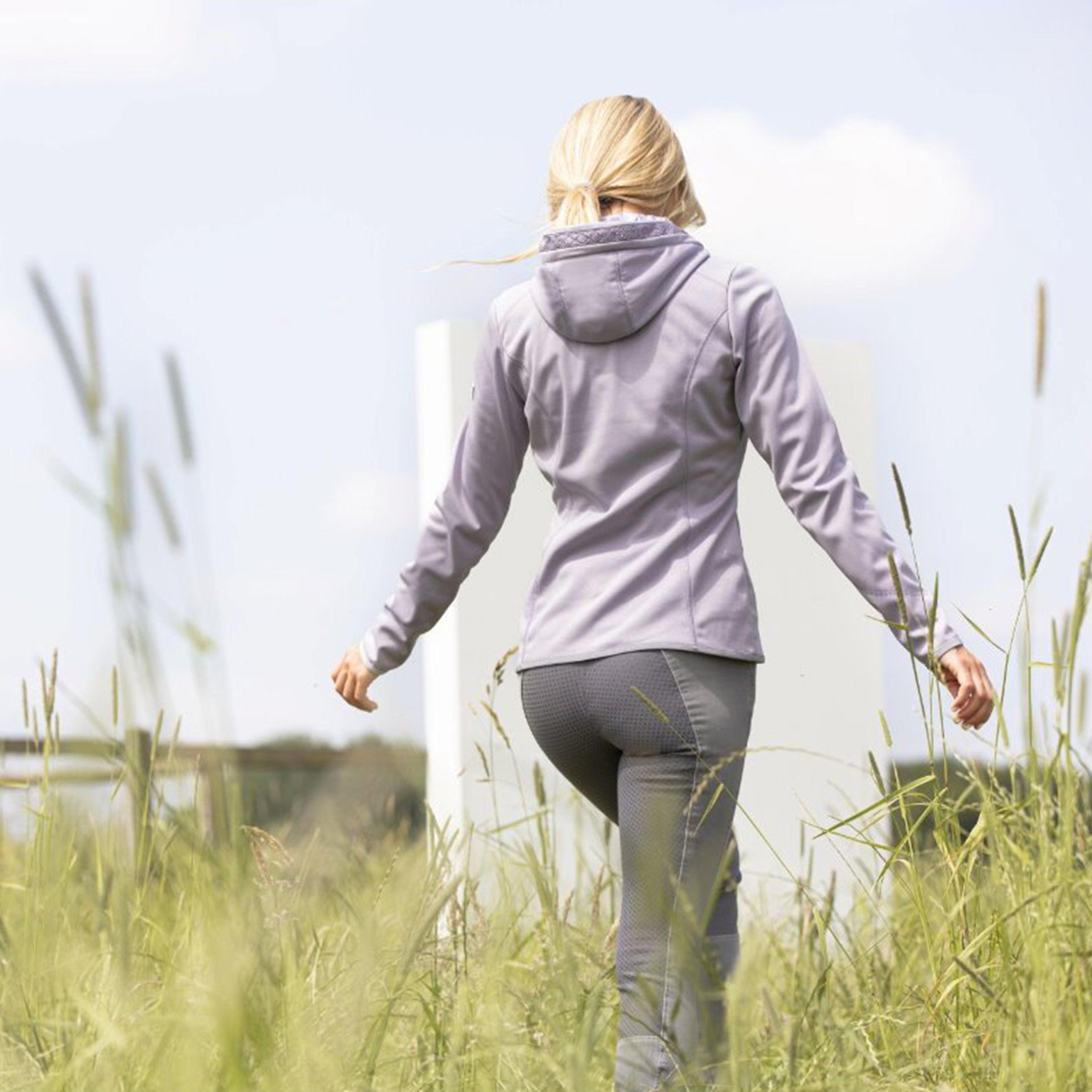 Womens Dalina Coat Silk Purple