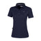 Womens Dasha Short Sleeved Polo Shirt Night Sky