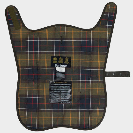 Shiny Wax Dog Coat Olive