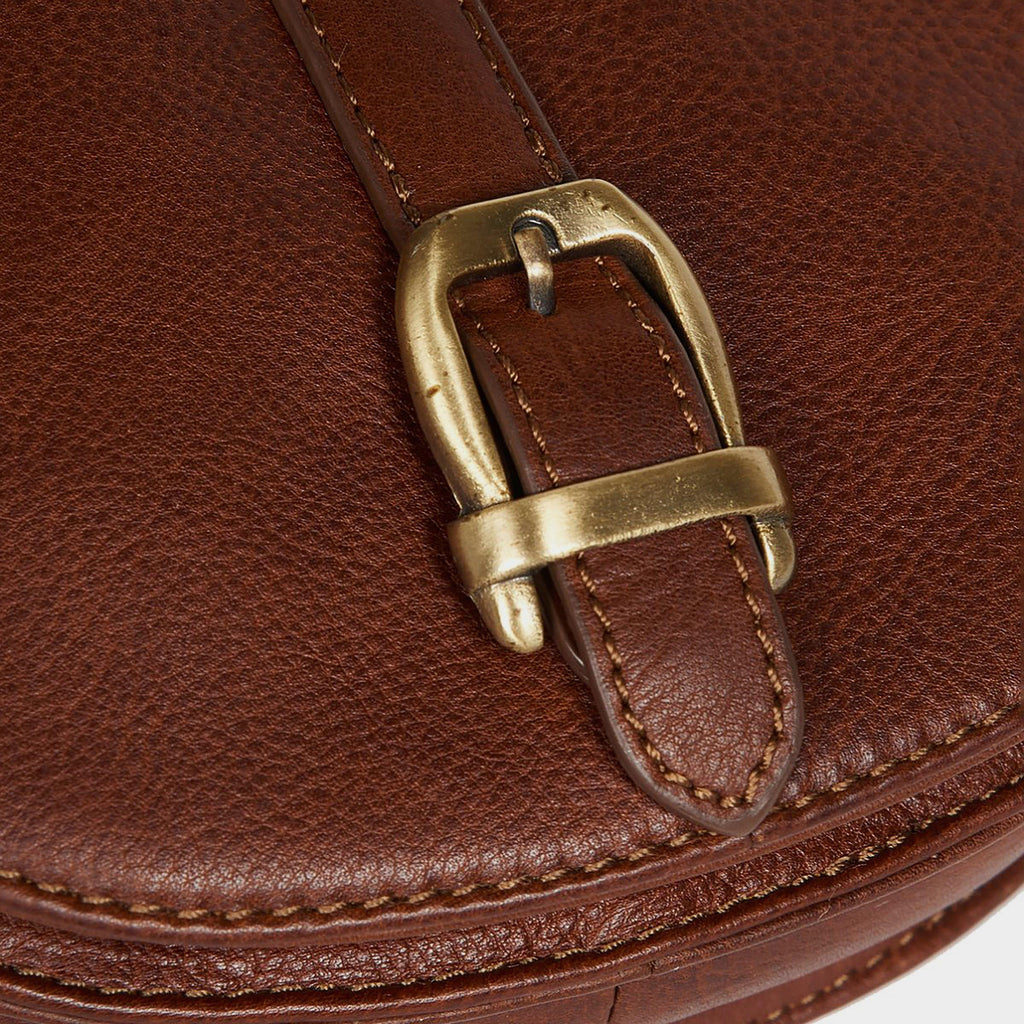 Laire Leather Saddle Bag Brown