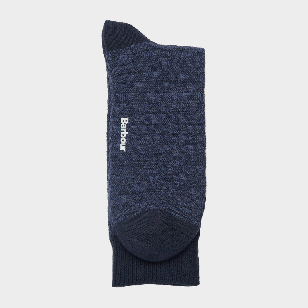 Texture Twist Socks Navy