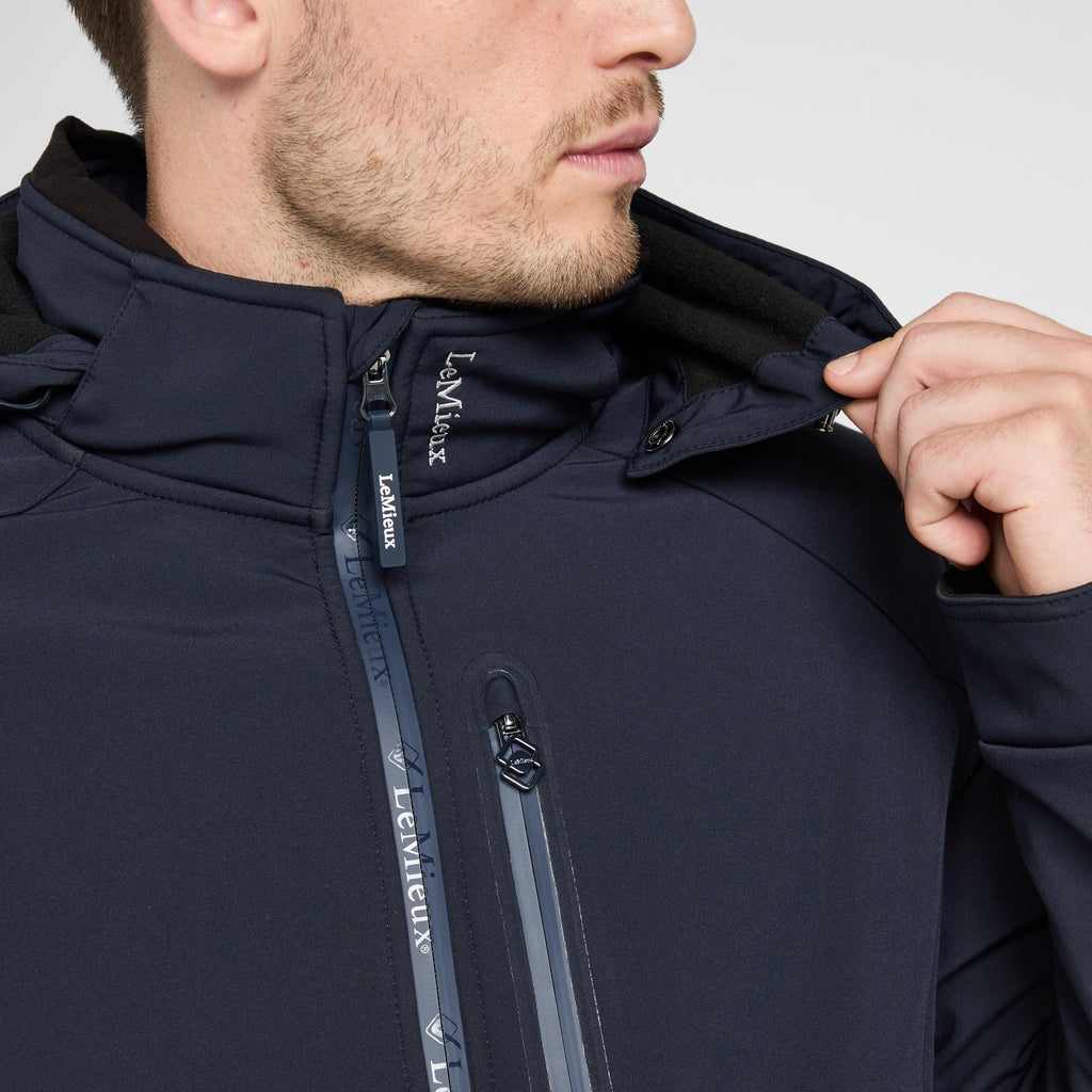 Mens Elite Soft Shell Jacket Navy