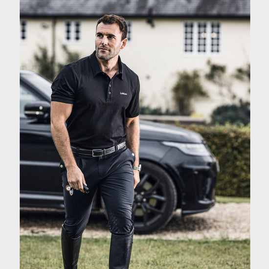 Mens Elite Polo Shirt Black