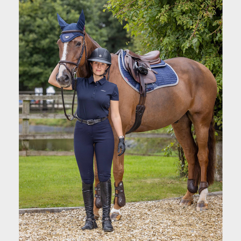 Womens Elite Polo Shirt Navy