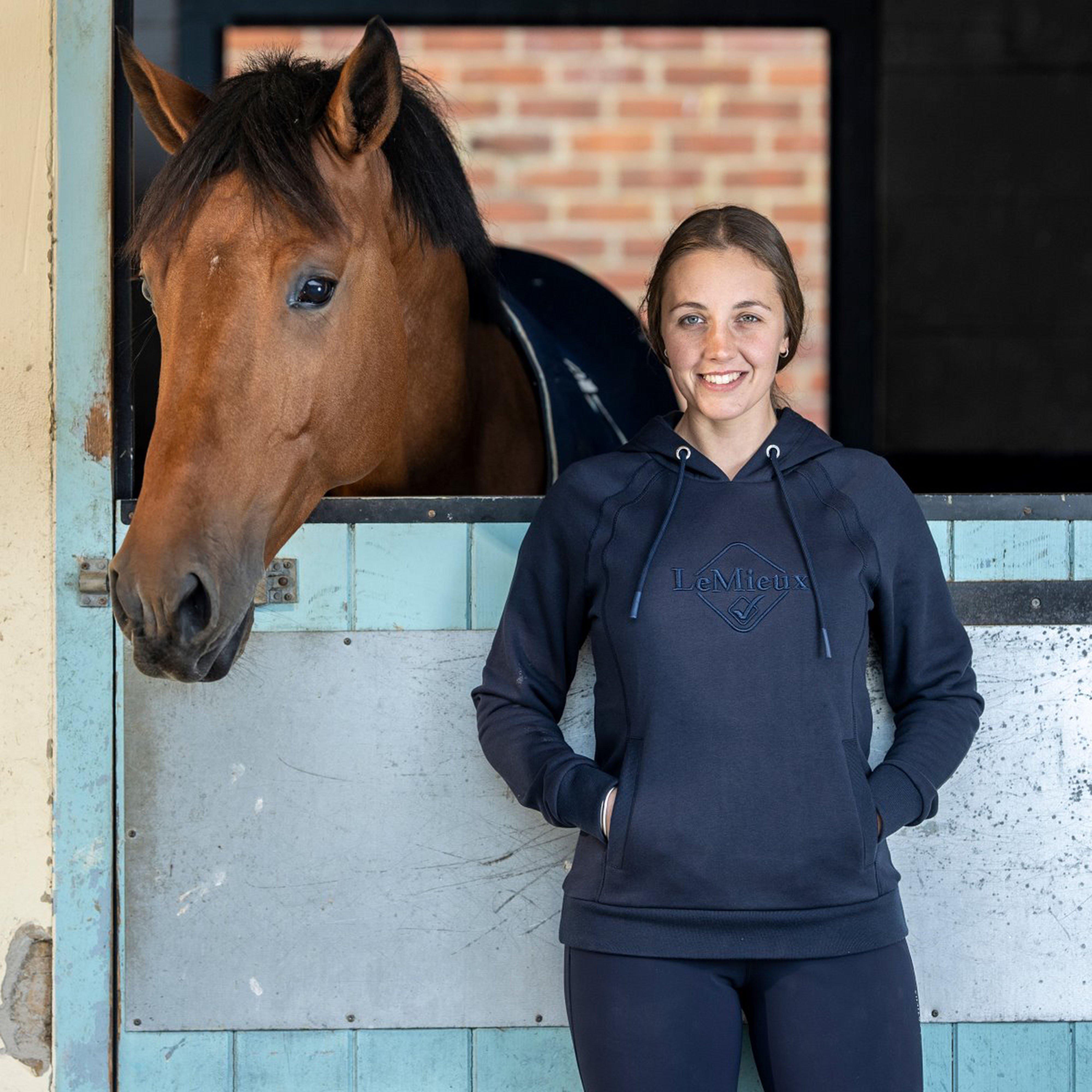 Womens Elite Hoodie Navy