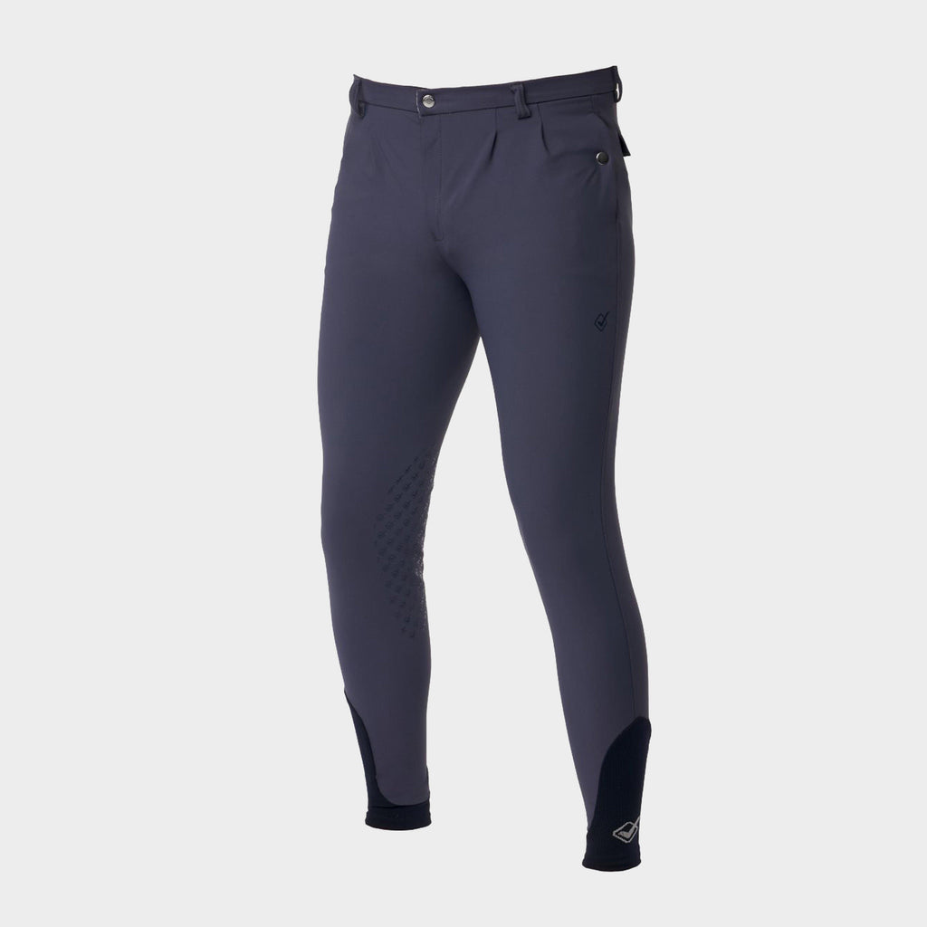 Mens Elite Classic Pleated Breeches Flint