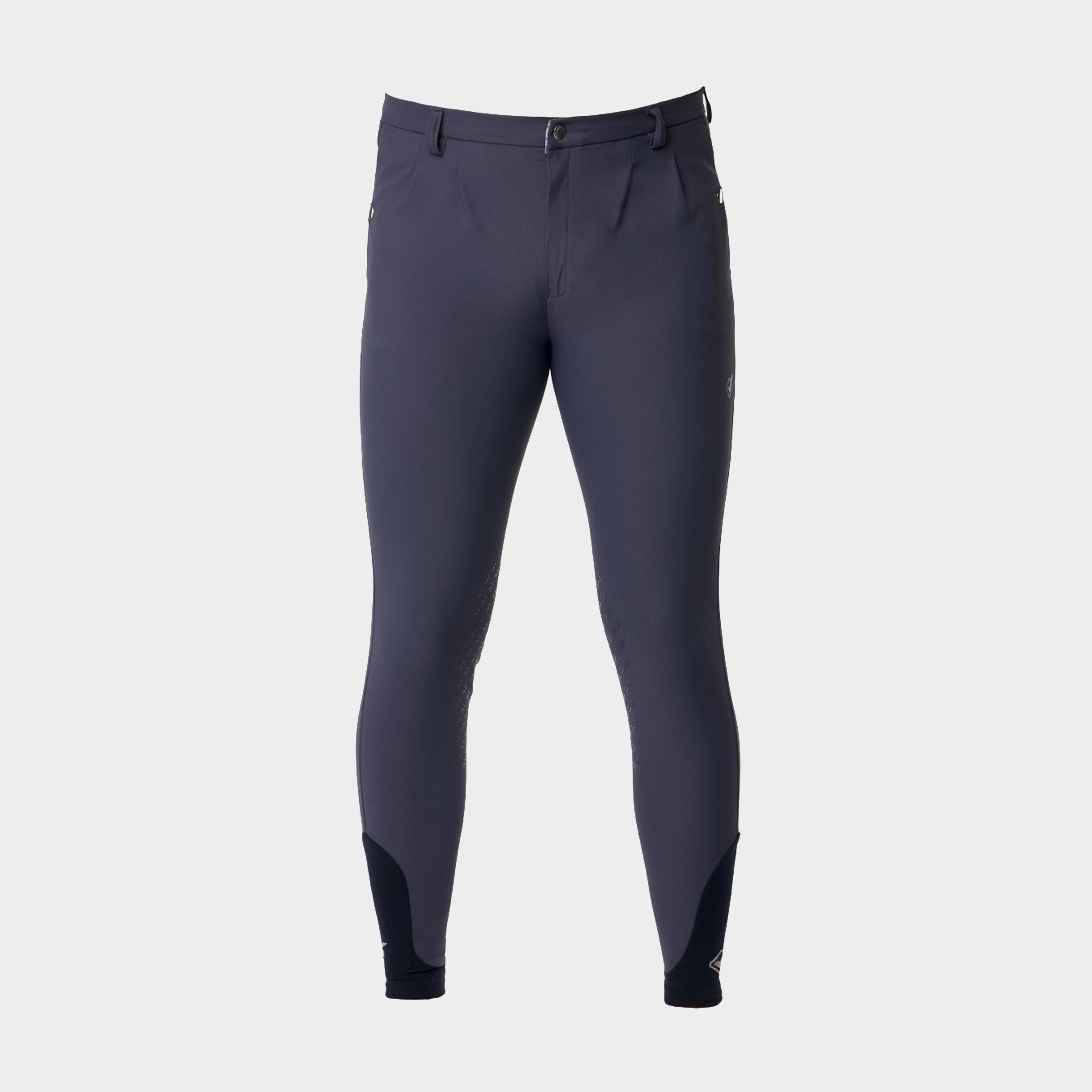 Mens Elite Classic Pleated Breeches Flint