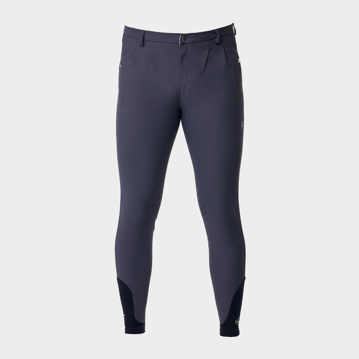 Mens Elite Classic Pleated Breeches Navy
