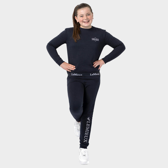 Youth Lightweight Long Sleeved Top Navy
