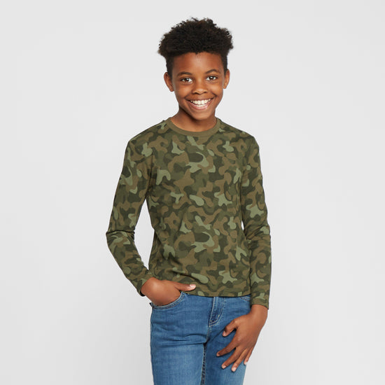 Kids Wenbie III Long-Sleeved Top Khaki