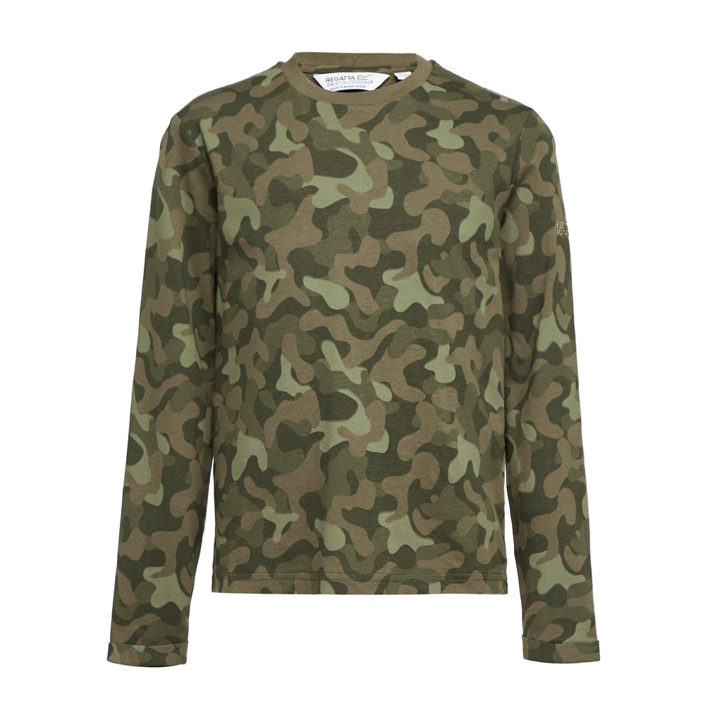 Kids Wenbie III Long-Sleeved Top Khaki