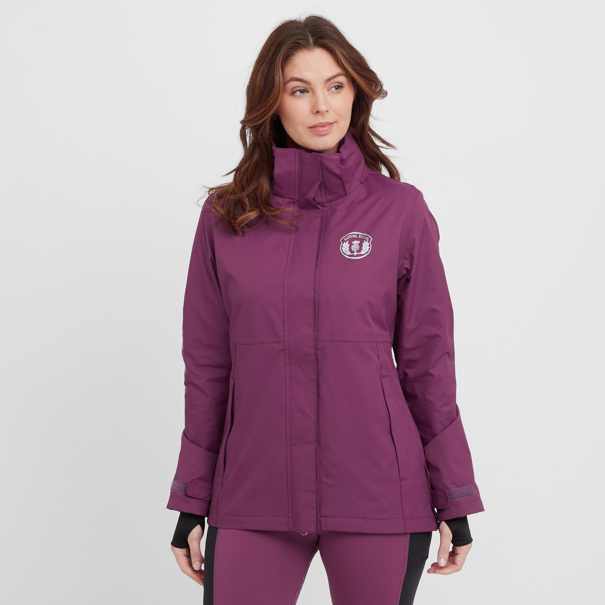 Womens Olivia Waterproof Riding Jacket Wine