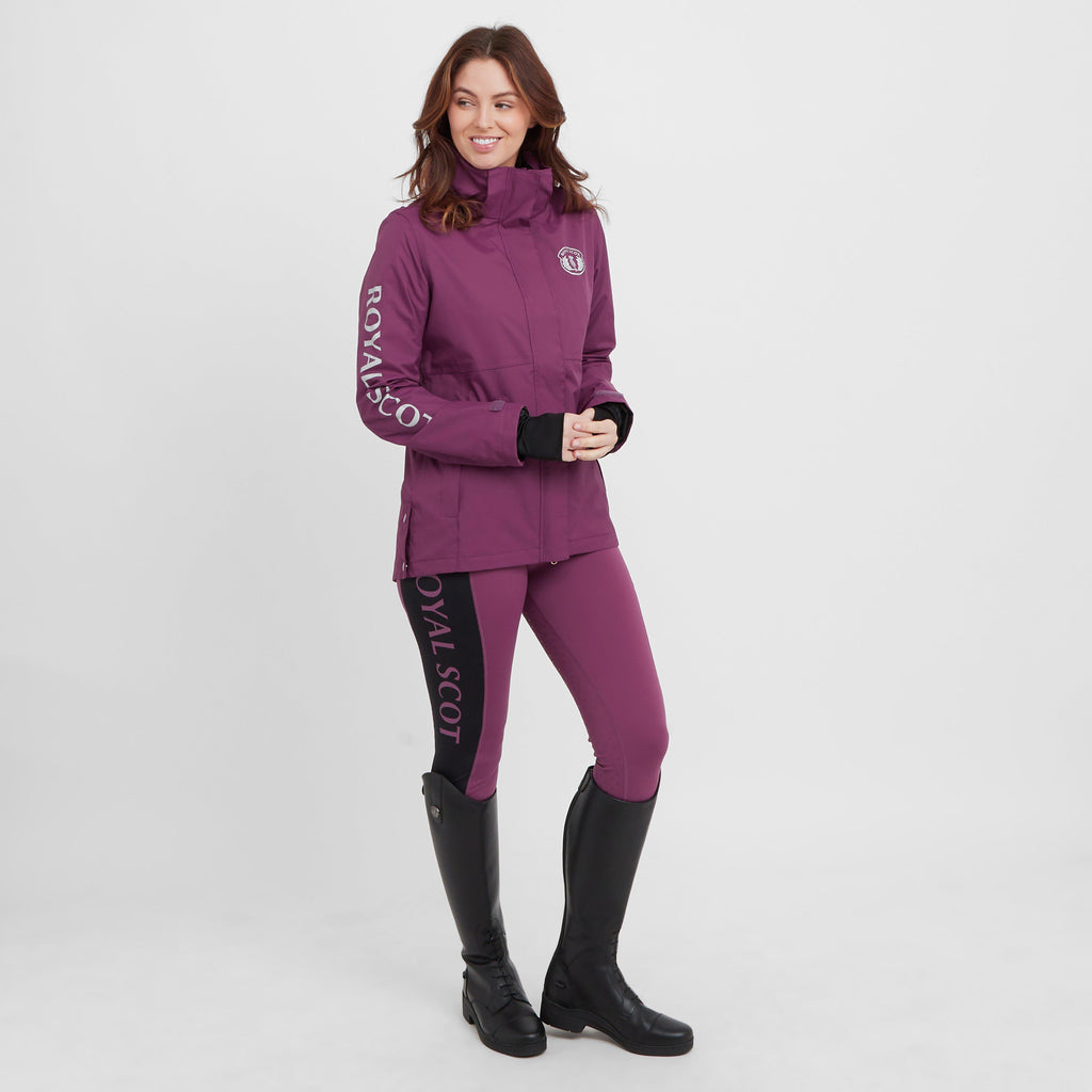 Womens Olivia Waterproof Riding Jacket Wine