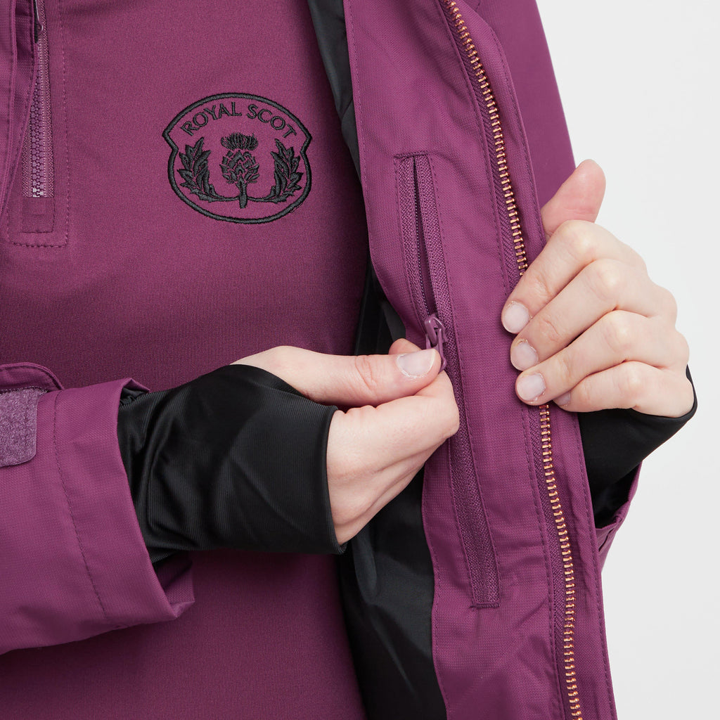 Womens Olivia Waterproof Riding Jacket Wine