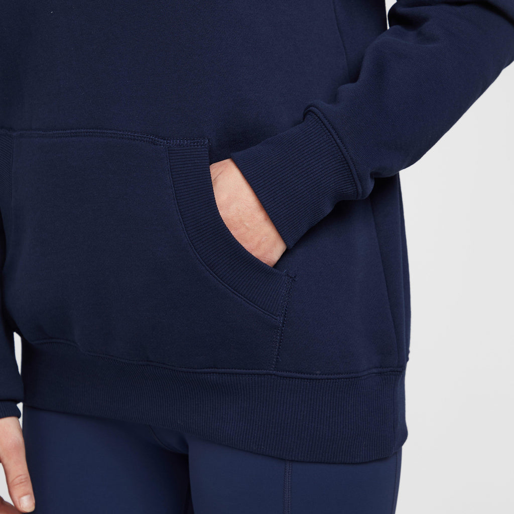 Womens Abigail Hooded Sweater Dark Blue