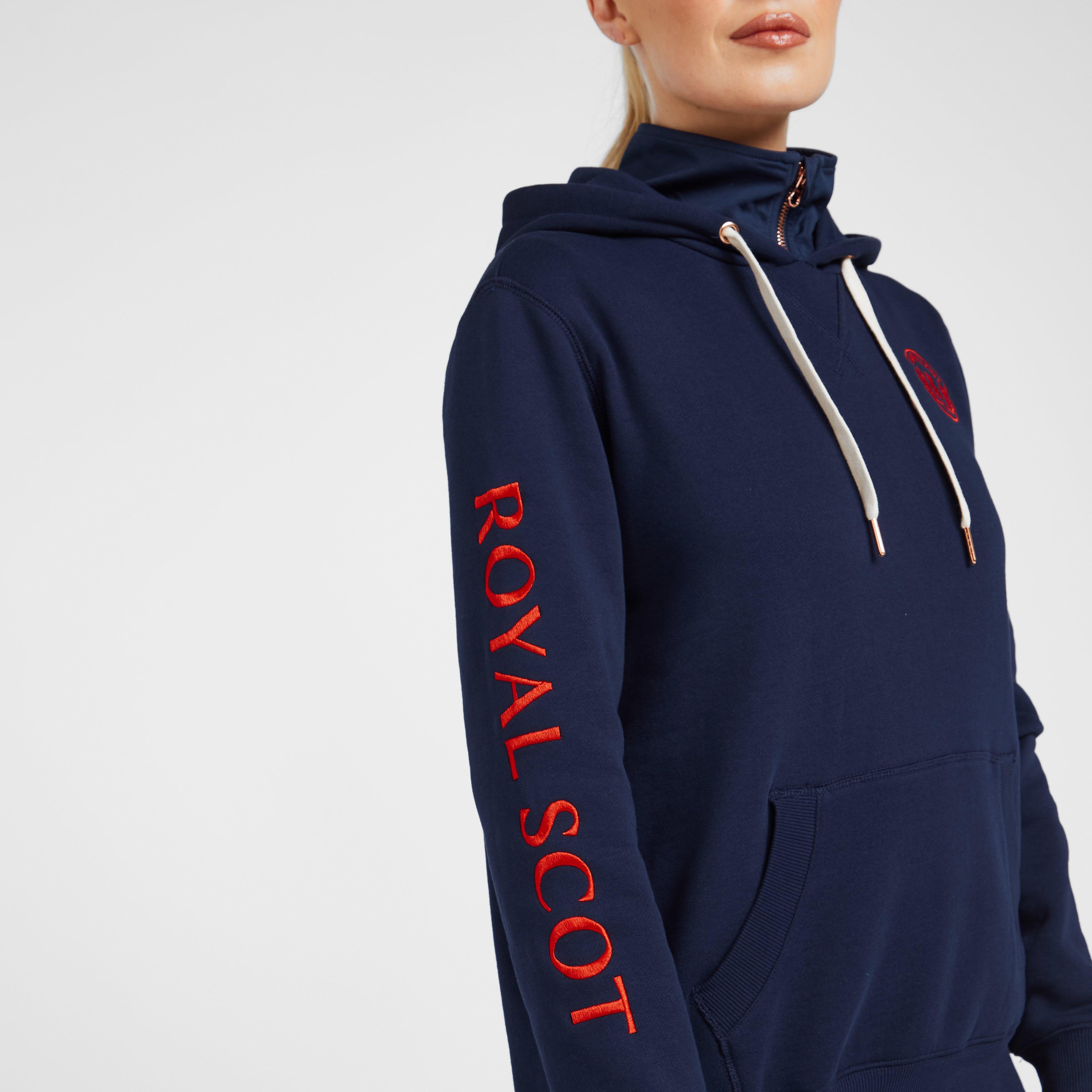 Womens Abigail Hooded Sweater Dark Blue