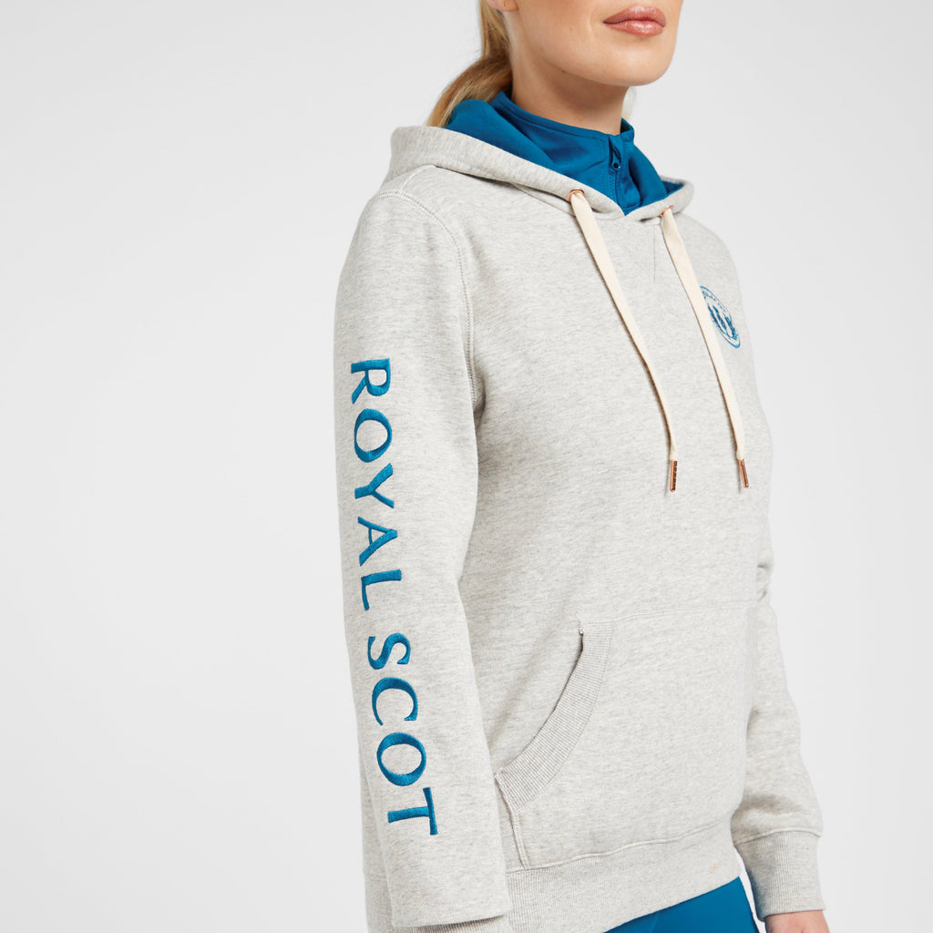 Womens Abigail Hooded Sweatshirt Grey Marl