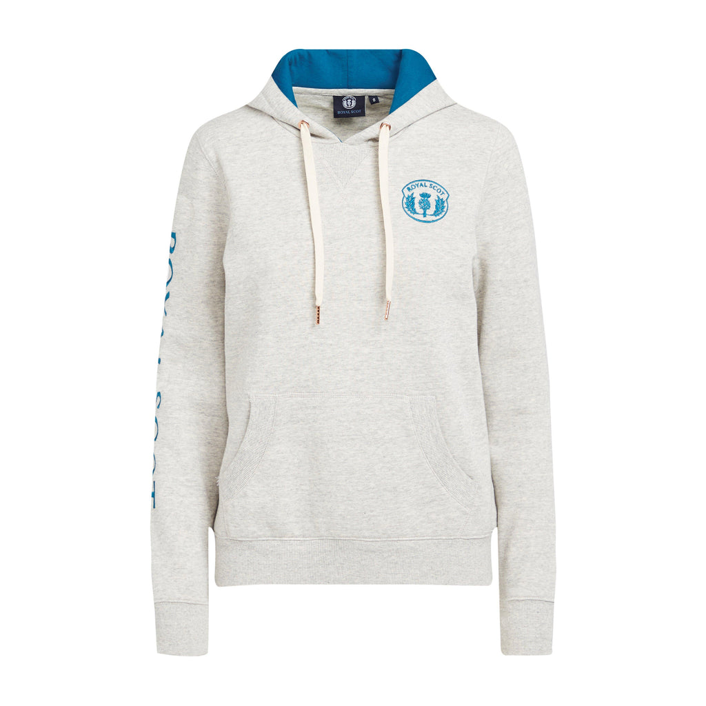 Womens Abigail Hooded Sweatshirt Grey Marl