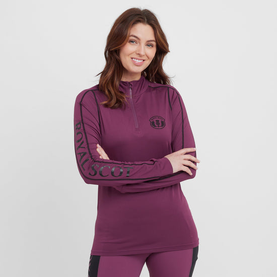 Womens Gracie Long Sleeved Base Layer Wine
