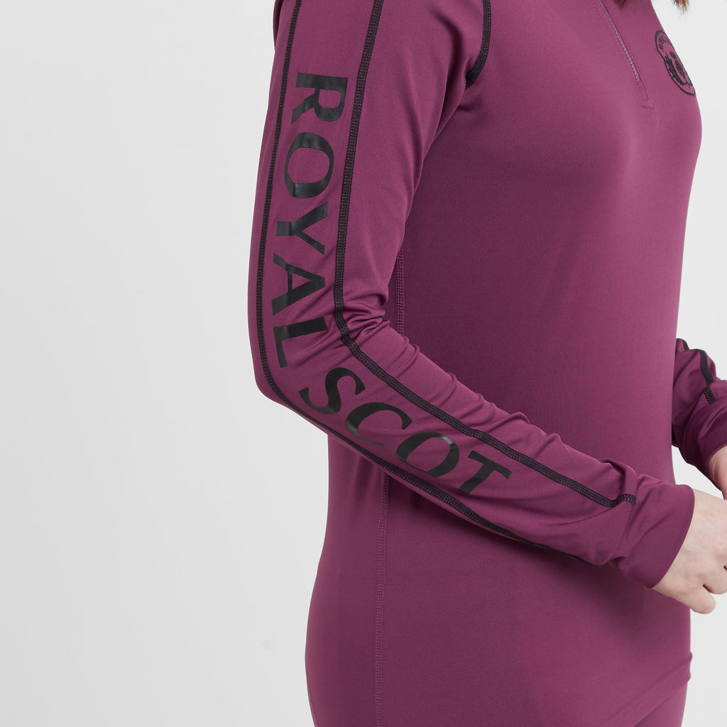 Womens Gracie Long Sleeved Base Layer Wine