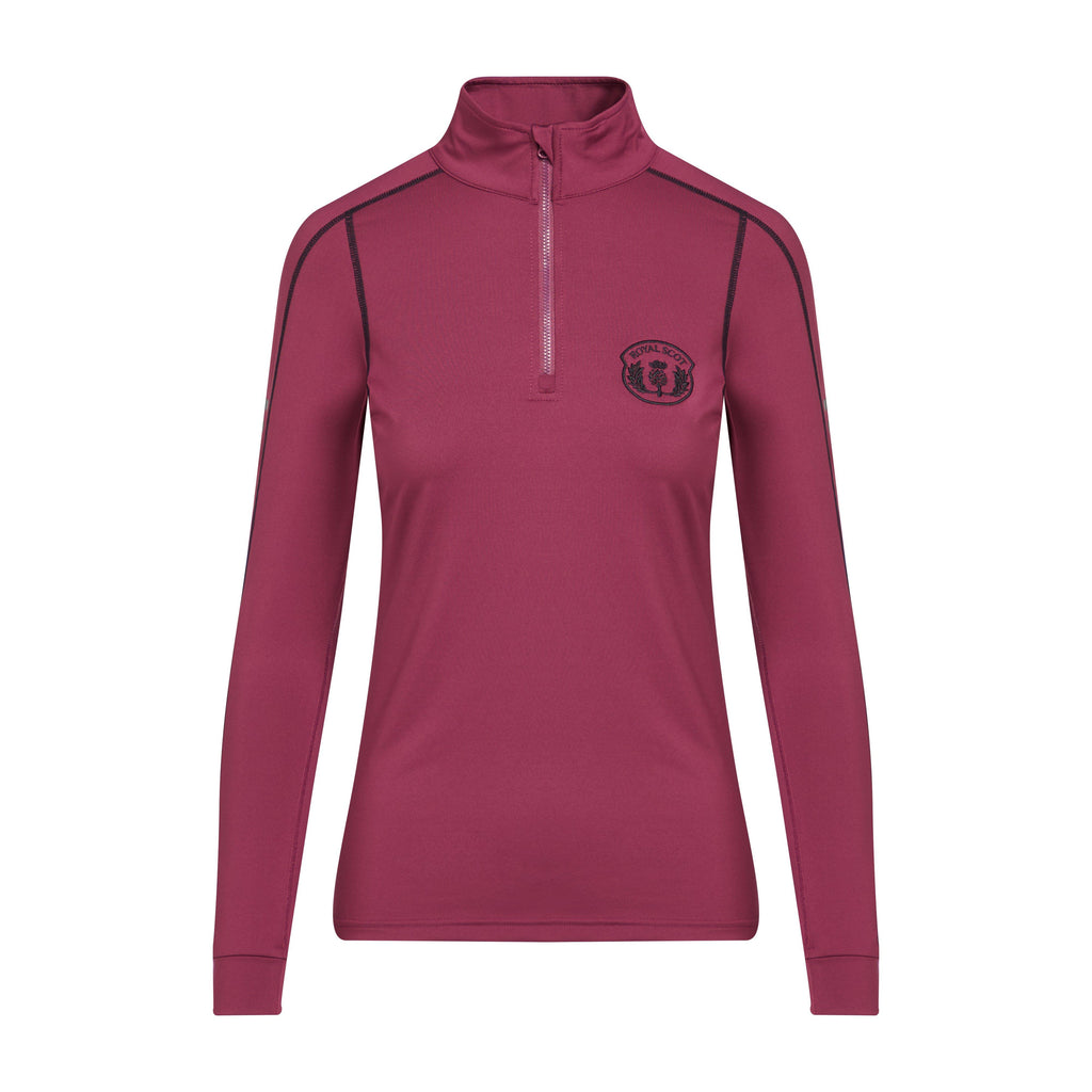 Womens Gracie Long Sleeved Base Layer Wine