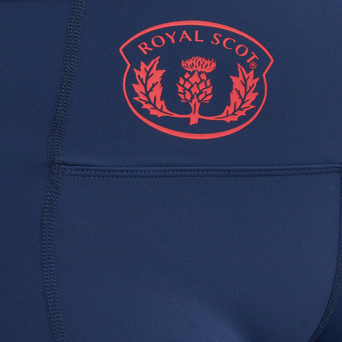 Womens Freya Knee Patch Riding Tights Dark Blue