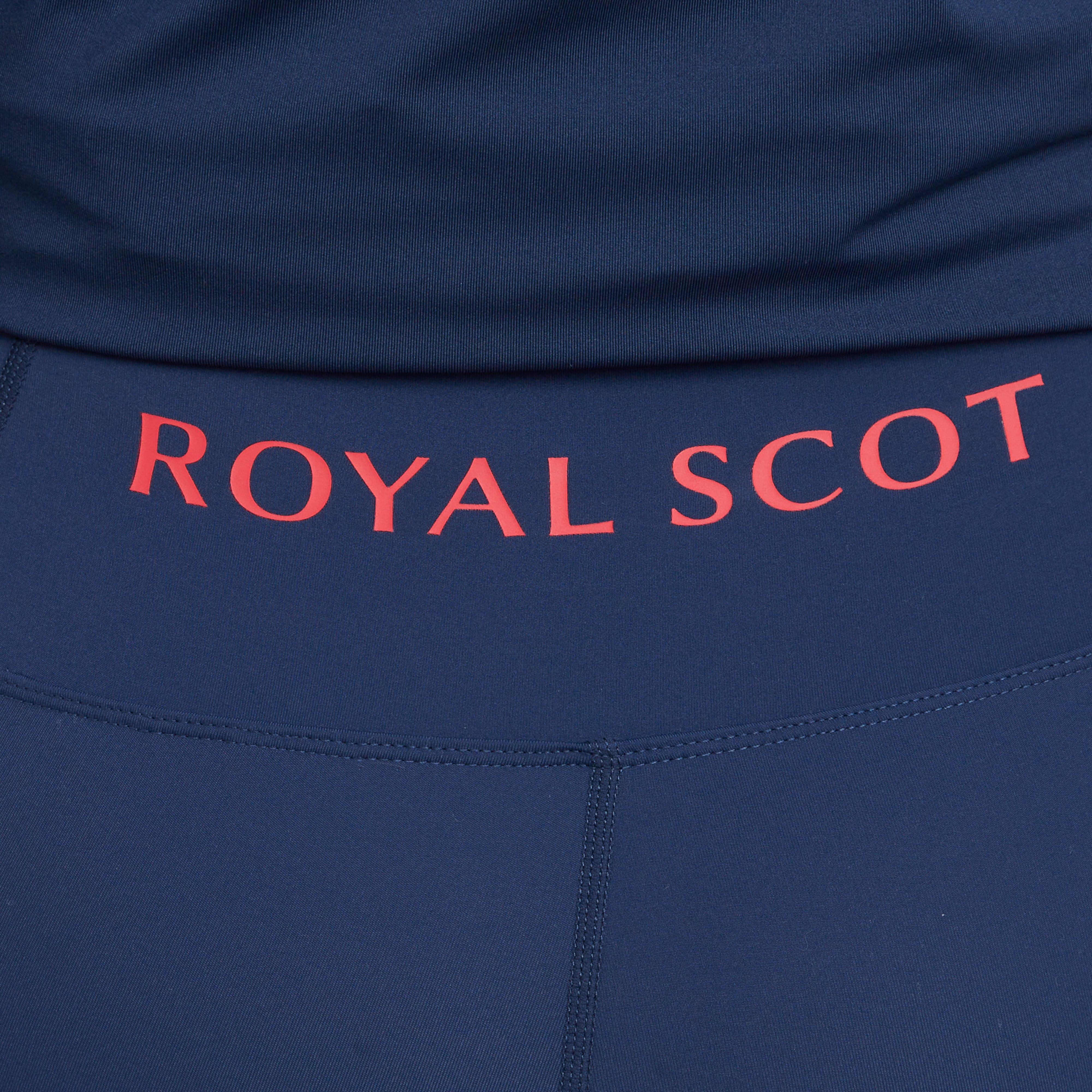 Womens Freya Knee Patch Riding Tights Dark Blue