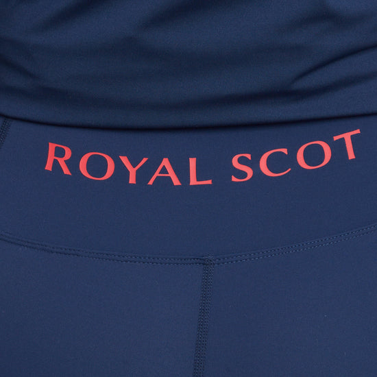 Womens Freya Knee Patch Riding Tights Dark Blue