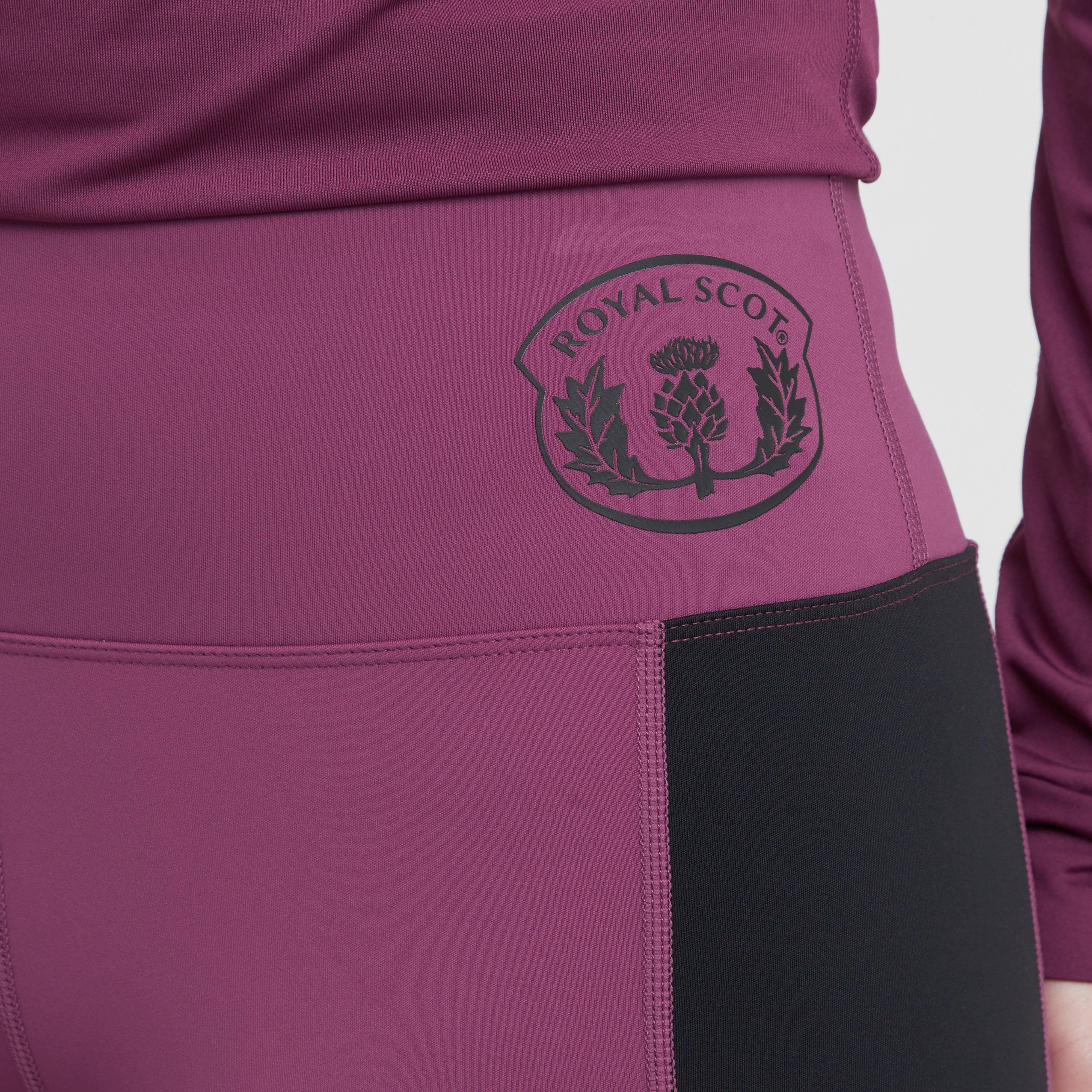 Womens Amelia Full Seat Riding Tights Wine