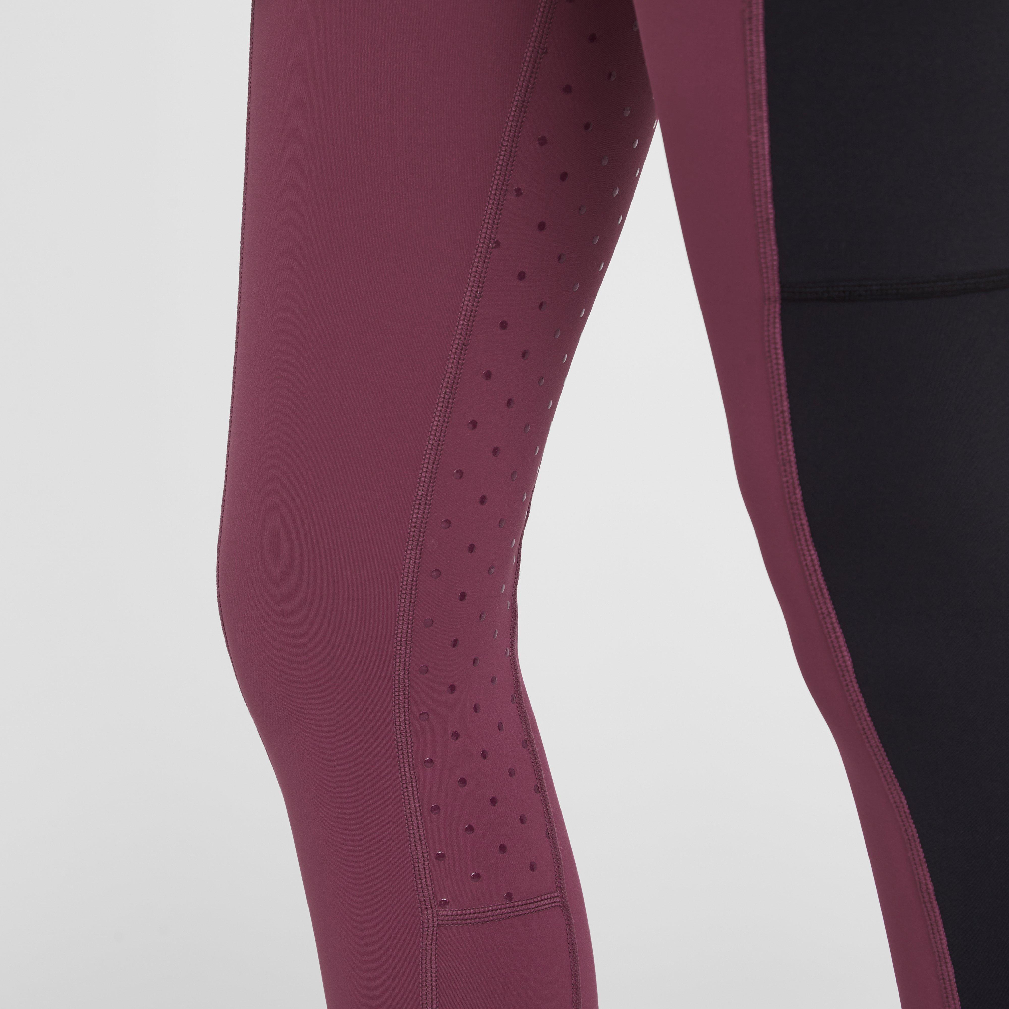 Womens Amelia Full Seat Riding Tights Wine