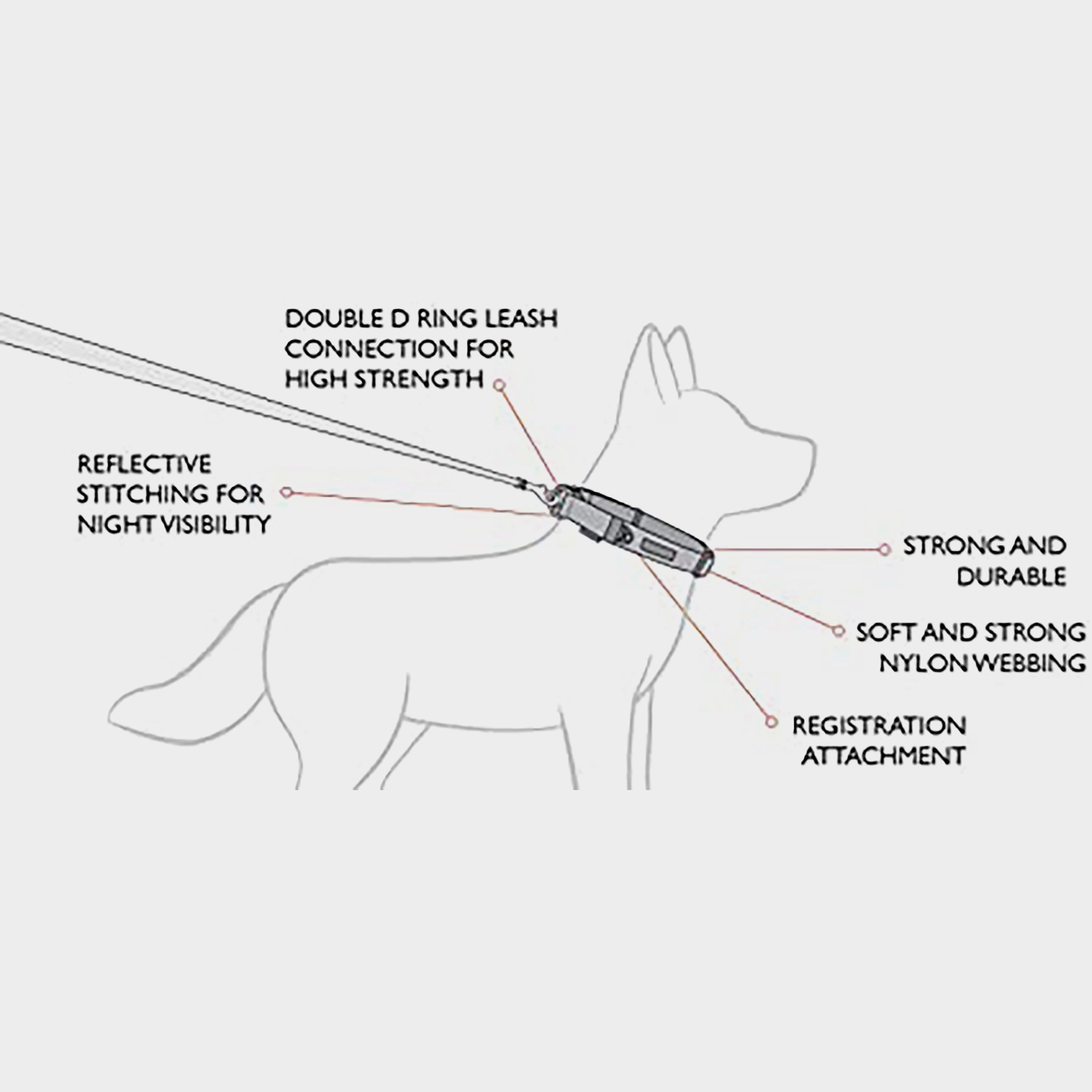 Double Up Collar Red Extra Large