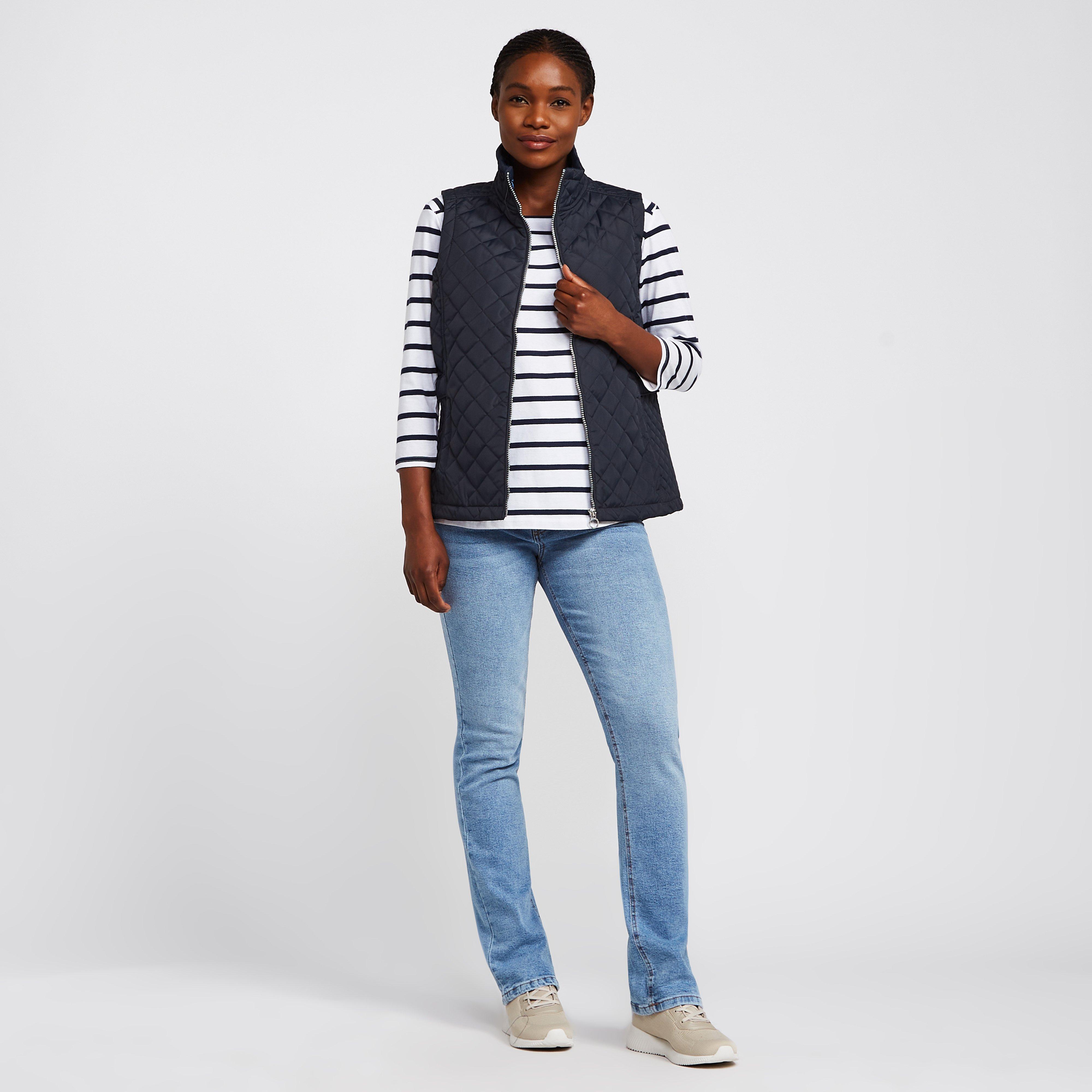 Womens Charleigh Quilted Bodywarmer Navy Tile