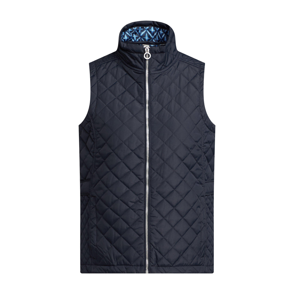 Womens Charleigh Quilted Bodywarmer Navy Tile