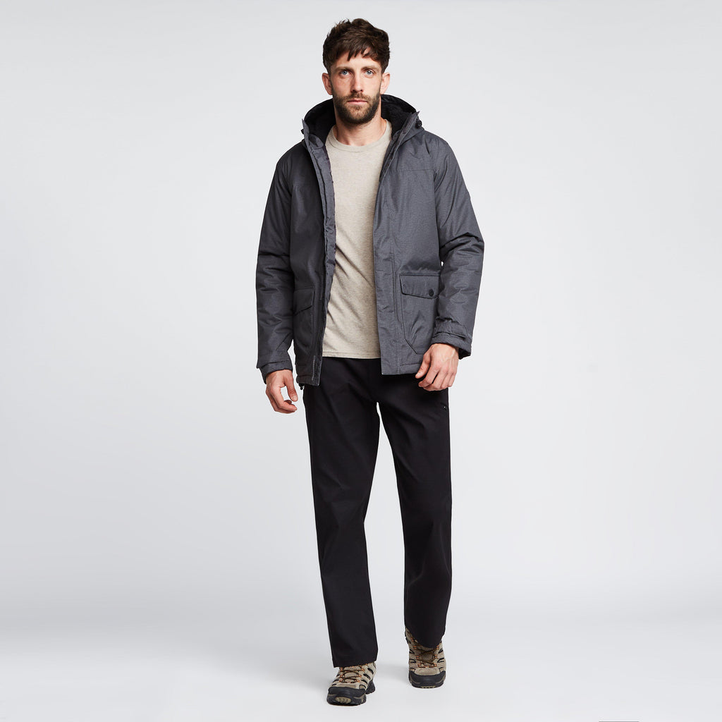 Mens Sterlings III Waterproof Insulated Jacket Dark Grey