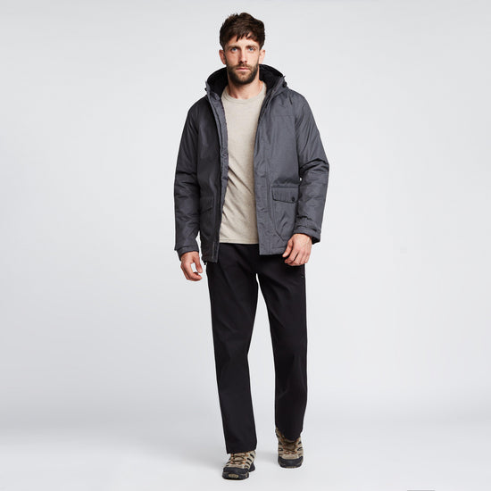 Mens Sterlings III Waterproof Insulated Jacket Dark Grey