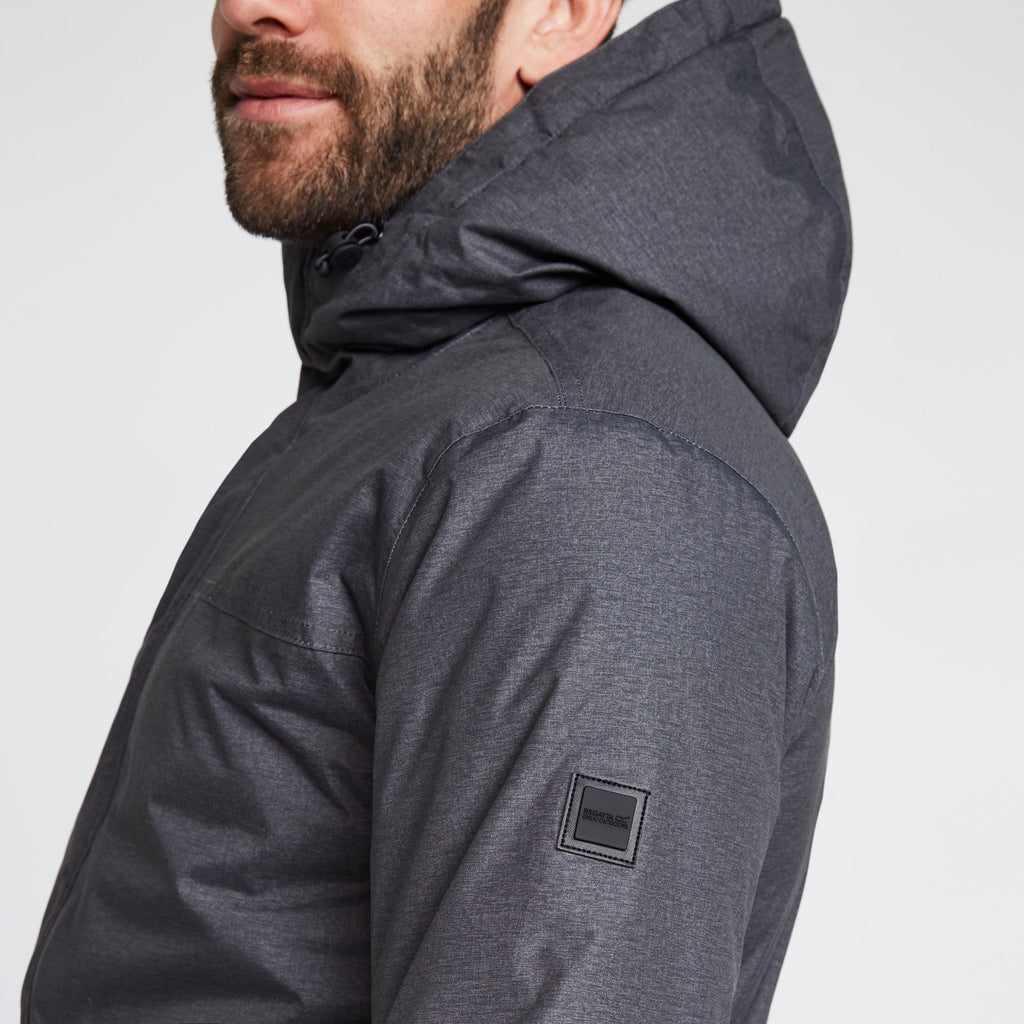 Mens Sterlings III Waterproof Insulated Jacket Dark Grey