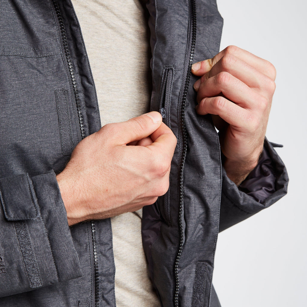 Mens Sterlings III Waterproof Insulated Jacket Dark Grey