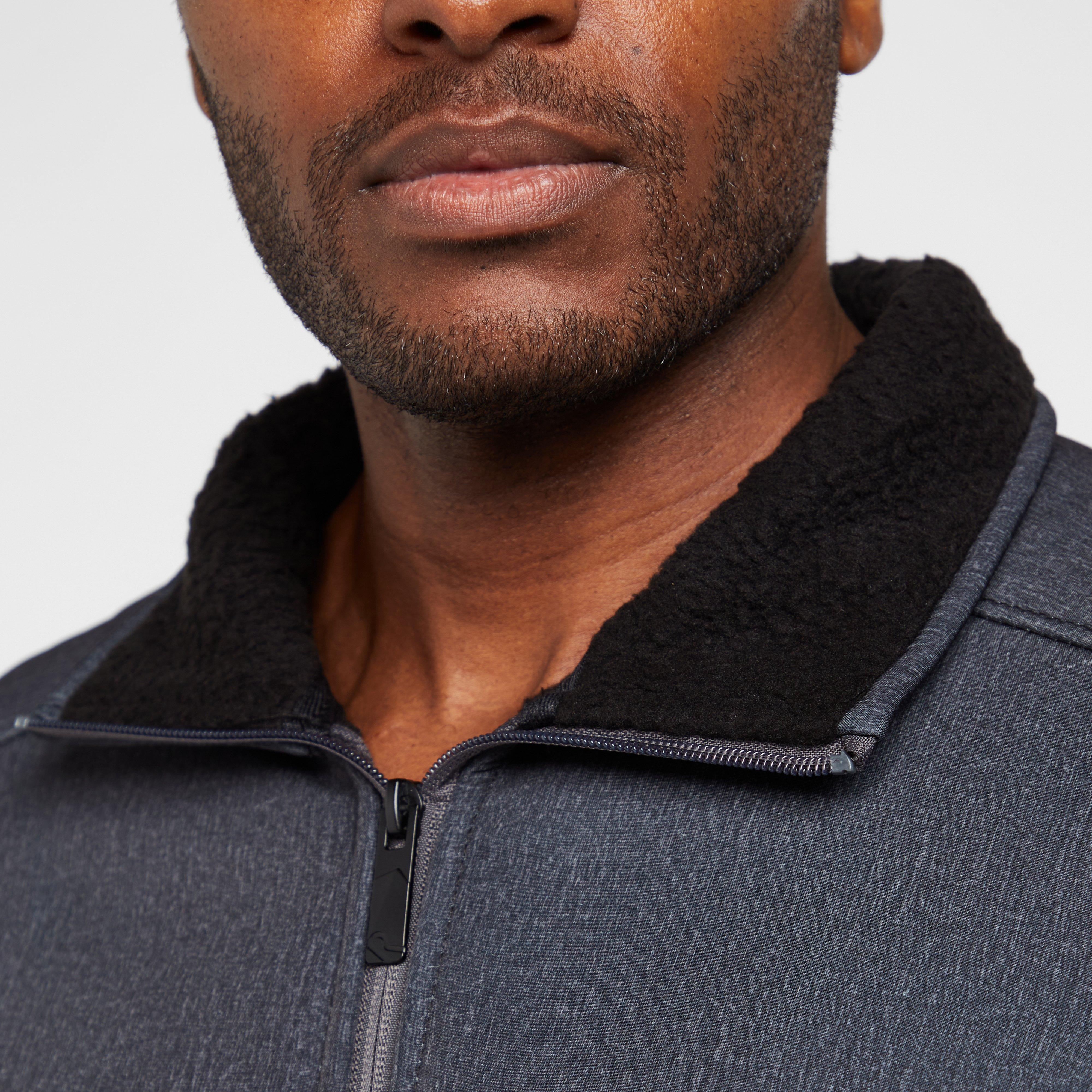 Mens Caelum Full Zip Fleece Grey