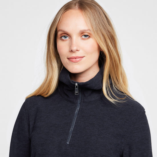 Womens Kizmit Half-Zip Fleece Navy
