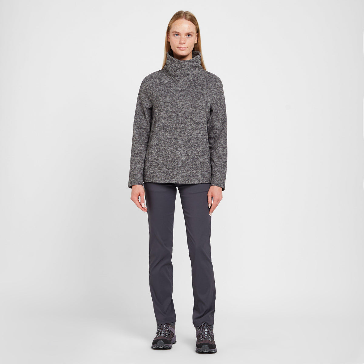 Womens Radmilla Overhead Fleece Grey