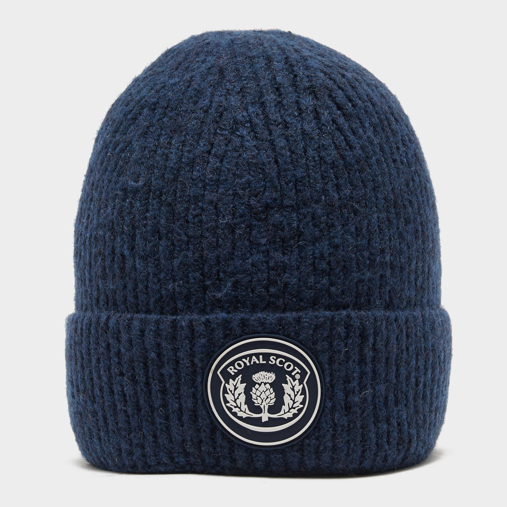 Adults Knitted Beanie Dark Blue